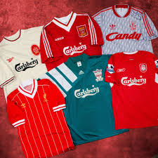 Liverpool Shirts Over The Years